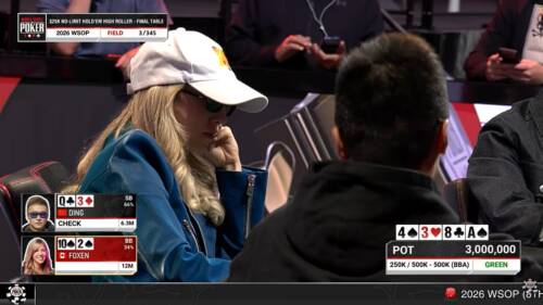 Il bluff decisivo per la vittoria di Kristen Foxen al 25k High Roller WSOP