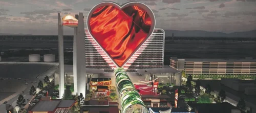 Las Vegas, approvato nuovo hotel-casinò a 29 piani a forma di cuore sulla Strip: i dettagli