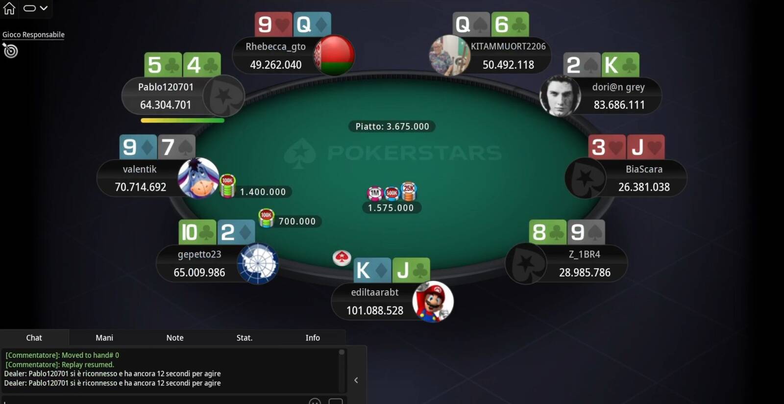tavolo finale MicroMillions