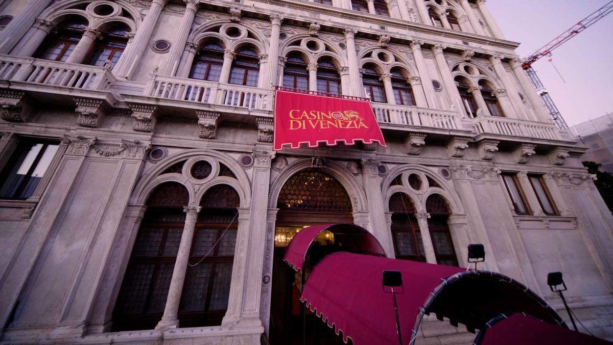 Uno scorcio del Casino di Ca Vendramin a Venezia