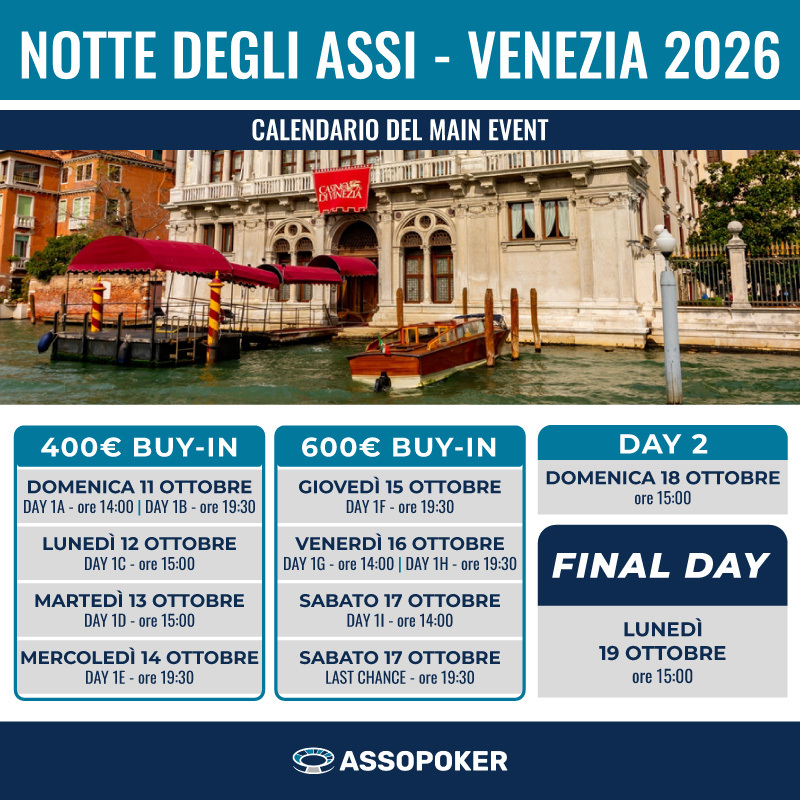 La Notte degli Assi a Venezia
