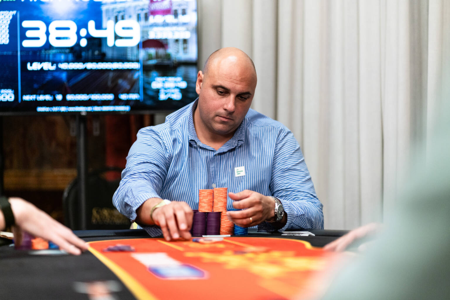 Diego De Martino, vincitore dell'High Roller alla Notte degli Assi