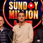 Sunday Million Live Campione: tavolo finale frizzante, vince Santoprete dopo deal