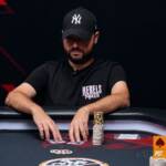Sunday Million Live, punti di vista: A-Jo da big blind 18x, su push di bottone 9x e just call del chipleader da small blind, 4 left